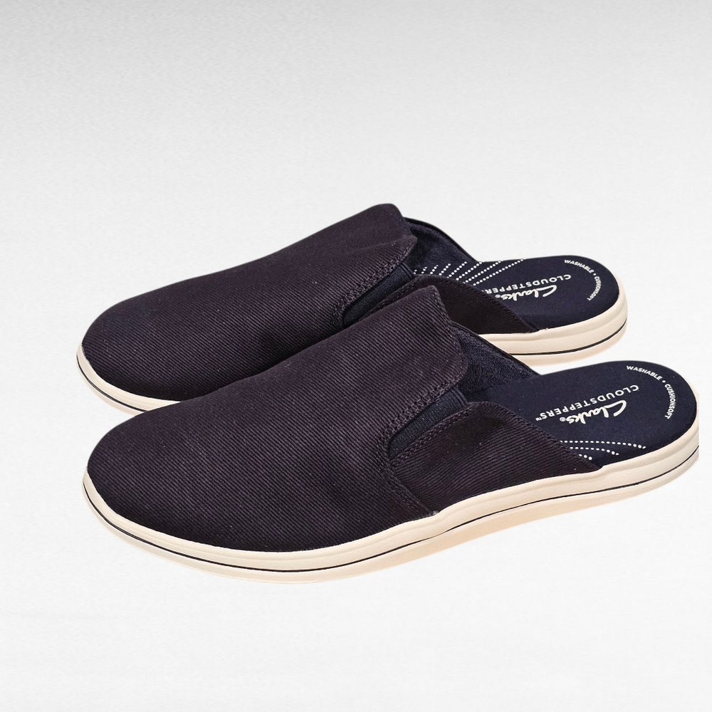 Cloudsteppers by Clarks Breeze Shore Mules Navy Marine Size 11 M
